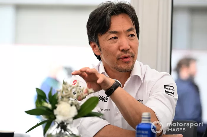 Ayao Komatsu, directeur d'équipe, Haas F1 Team 