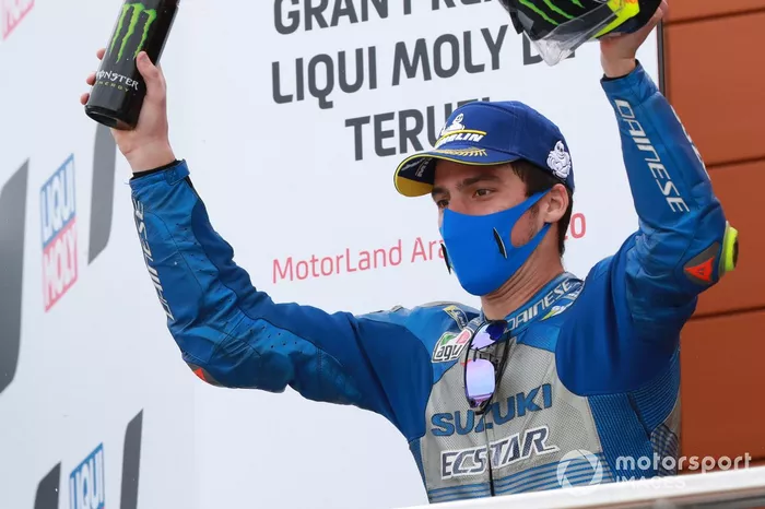 Podio: tercer lugar Joan Mir, Team Suzuki MotoGP