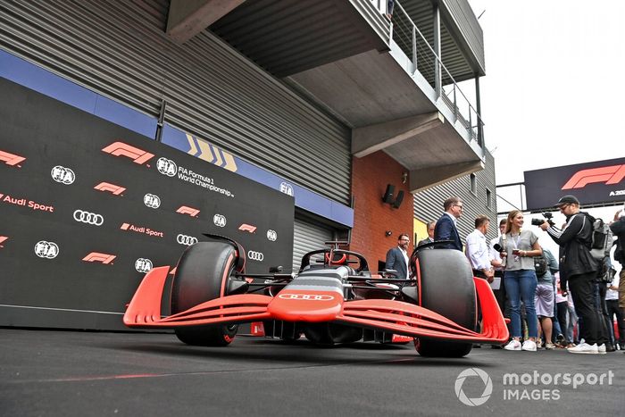 El concept de un coche de F1 que presentó Audi