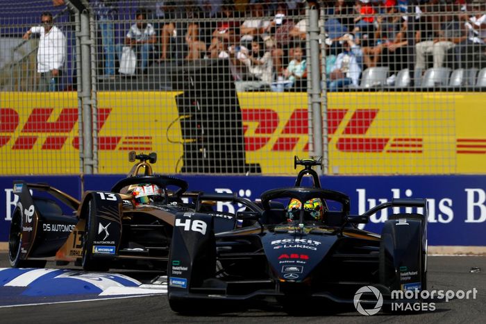 Edoardo Mortara, Venturi Racing, Silver Arrow 02, Antonio Felix da Costa, DS Techeetah, DS E-Tense FE21