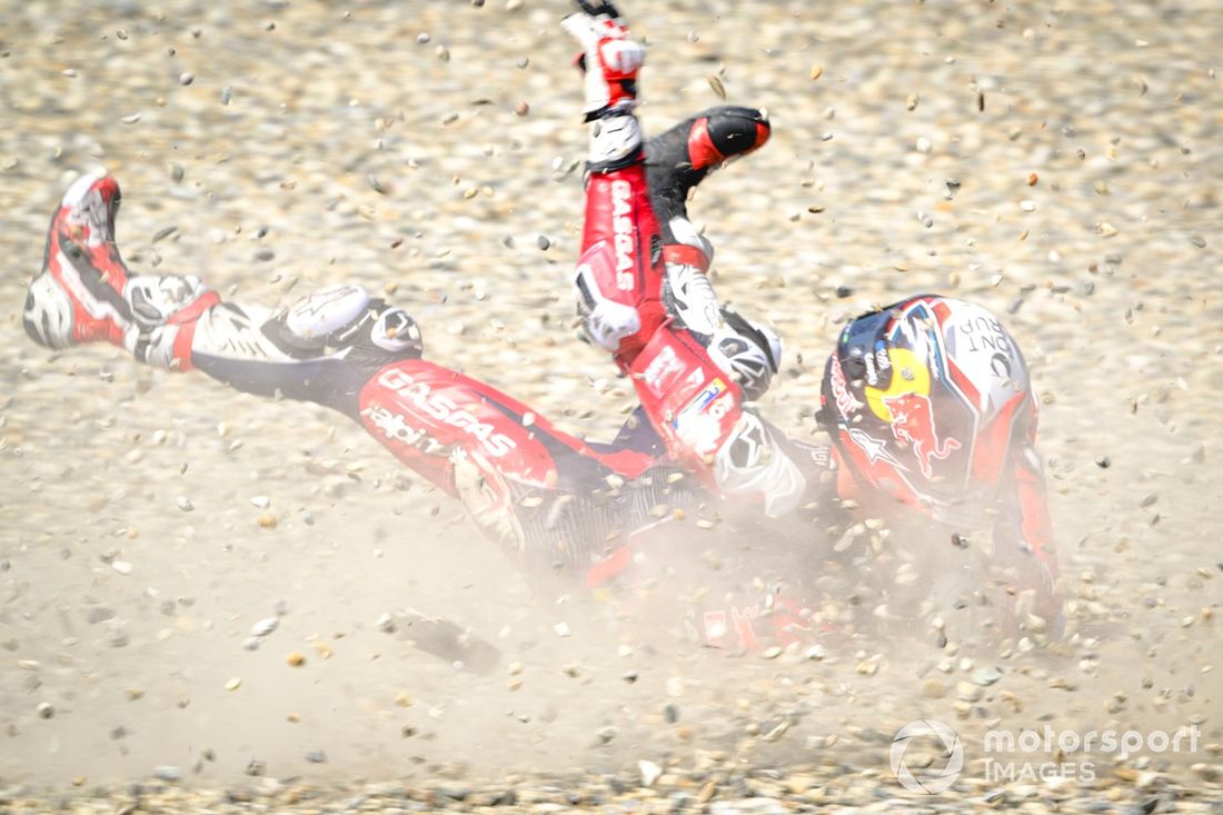 Pedro Acosta, acidente na Red Bull GASGAS Tech3
