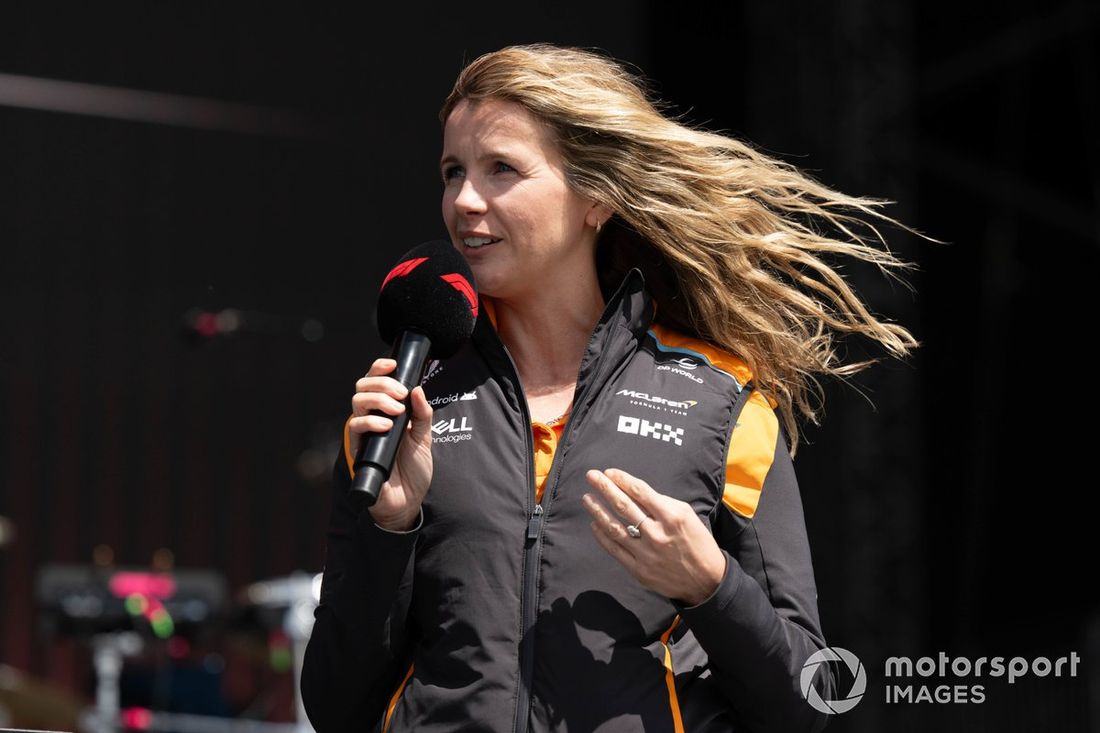 Stephanie Carlin, dyrektor operacji biznesowych F1 w McLaren F1 Team