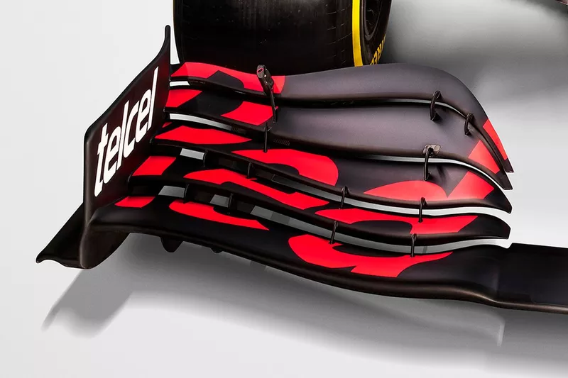 Aileron avant de la Red Bull Racing RB16B