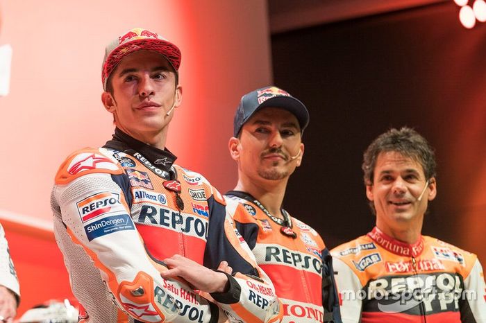 Alex Criville, Marc Márquez e Jorge Lorenzo, Repsol Honda Team