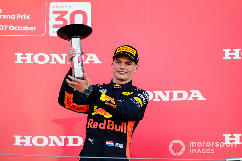 Третє місце Макс Ферстаппен, , Red Bull Racing, на подіумі