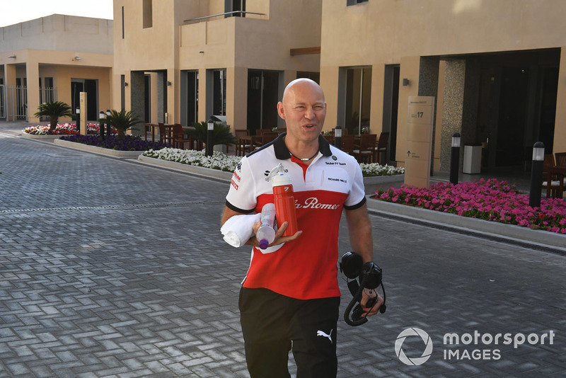 Mark Arnall, entraîneur de Kimi Raikkonen, Sauber