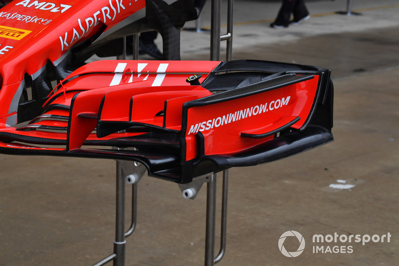 Aileron avant de la Ferrari SF71H