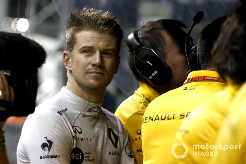 Race retiree Nico Hulkenberg, Renault Sport F1 Team 