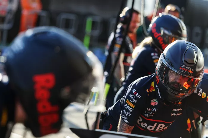 Red Bull Racing pit stop