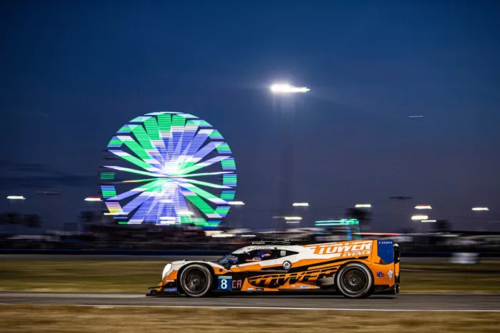 #8 Tower Motorsports, ORECA LMP2 07: John Farano, Sebastian Alvarez, Sebastien Bourdais, Job Van Uitert