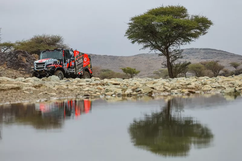 #502 Boss Machinery Team De Rooy Iveco: Janus van Kasteren, Darek Rodewald, Marcel Snijders