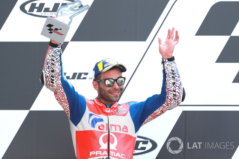 Il secondo classificato Danilo Petrucci, Pramac Racing