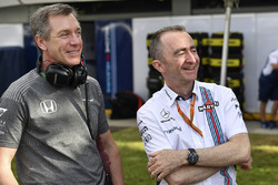 Tim Goss, directeur technique de McLaren, Paddy Lowe, actionnaire et directeur technique de Williams