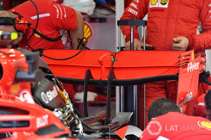 Ferrari SF71H arka kanat detay