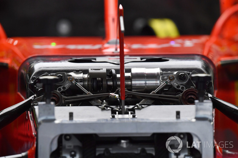 Ferrari SF71H front suspension detail