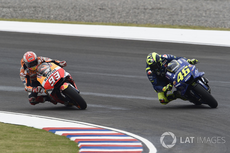 Marc Marquez, Repsol Honda Team, Valentino Rossi, Yamaha Factory Racing