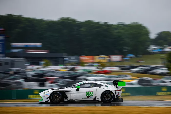 #068 White Aston Martin Vantage GT3 Evo: Marius Fossard, Valentin Hasse Clot, Trenton Estep