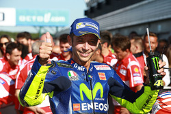 Troisième place pour Valentino Rossi, Yamaha Factory Racing