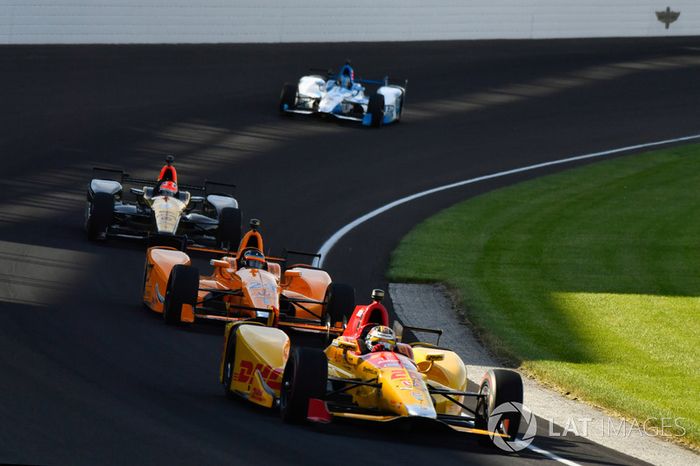 Ryan Hunter-Reay, Andretti Autosport Honda, Fernando Alonso, Andretti Autosport Honda