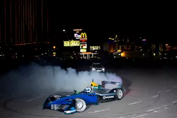 Sam Bird, DS Virgin Racing, performs a donut