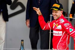 Racewinnaar Sebastian Vettel, Ferrari