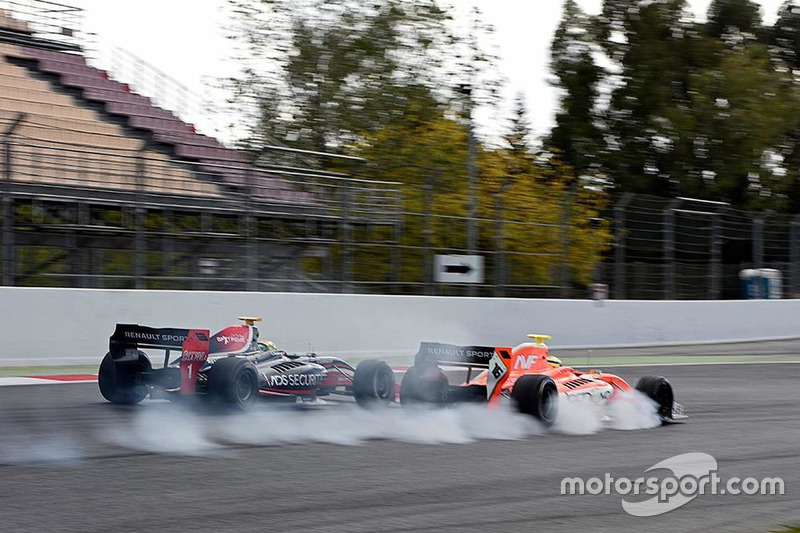 Louis Deletraz, Fortec Motorsports and Tom Dillmann, AVF