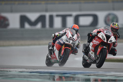Joshua Brookes, Milwaukee BMW en Michael van der Mark, Honda WSBK Team