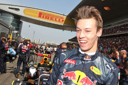 Daniil Kvyat, Red Bull Racing, op de grid