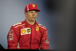 Kimi Raikkonen, Ferrari in the Press Conference