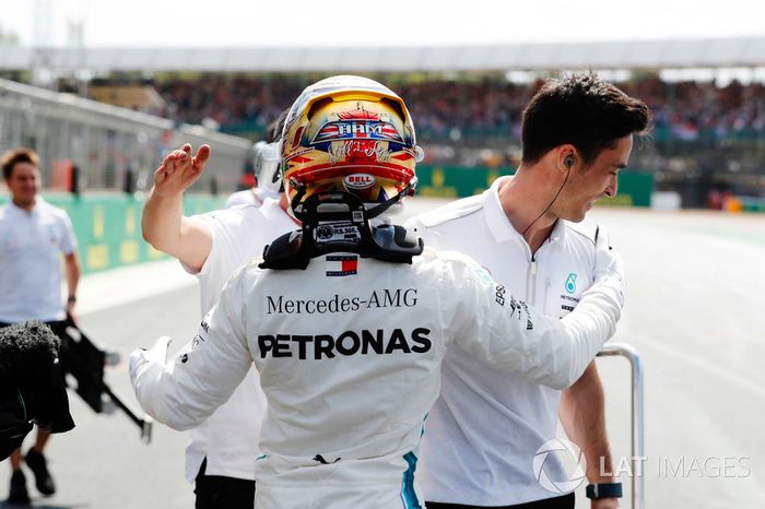 El poleman Lewis Hamilton, Mercedes AMG F1