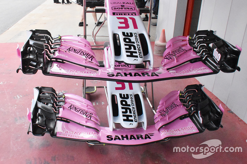 Force India VJM11 nose and front wing