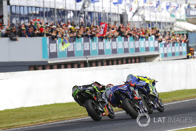 Valentino Rossi, Yamaha Factory Racing, Maverick Viñales, Yamaha Factory Racing, Johann Zarco, Monster Yamaha Tech 3