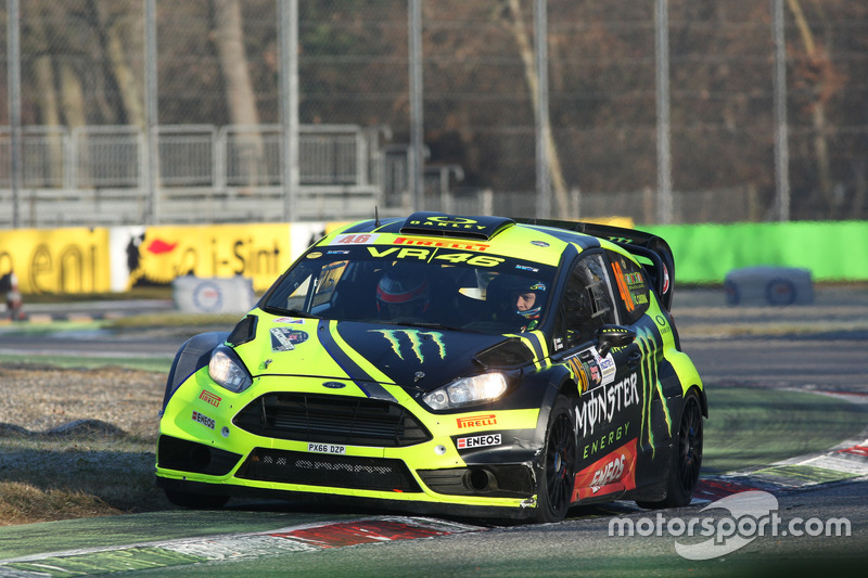 Valentino Rossi, Carlo Cassina, Ford Fiesta WRC