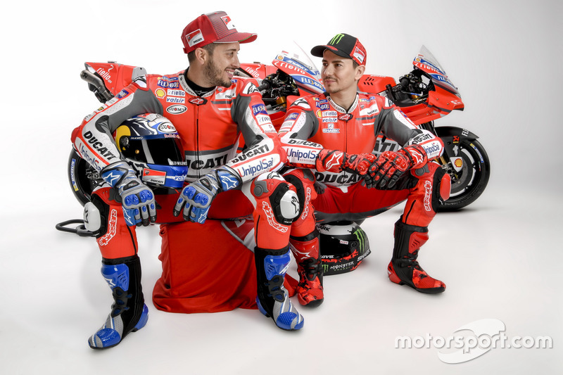 Jorge Lorenzo and Andrea Dovizioso, Ducati Team