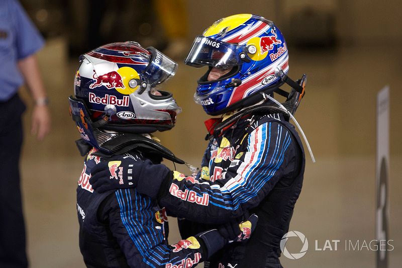 GP de Abu Dhabi 2009, junto a Mark Webber