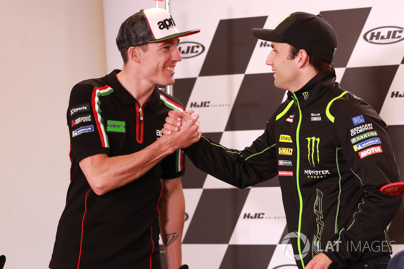 Aleix Espargaro, Aprilia Racing Team Gresini, Johann Zarco, Monster Yamaha Tech 3