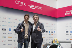 Esteban Gutiérrez y Alejandro Agag, CEO Fórmula E