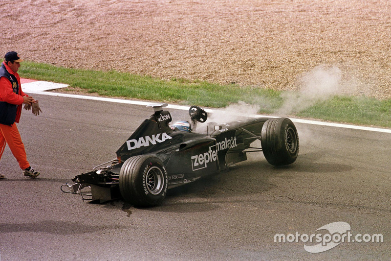 Incidente: Mika Salo, Arrows