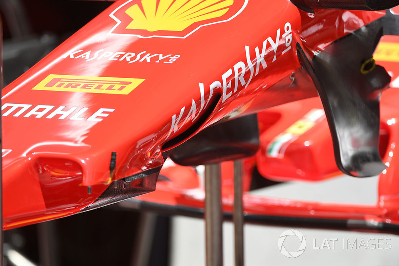 Conducto 'S' del Ferrari SF70H