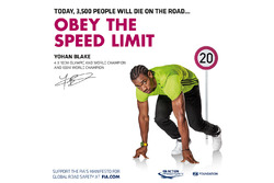 Yohan Blake, médaillé olympique 4x100m