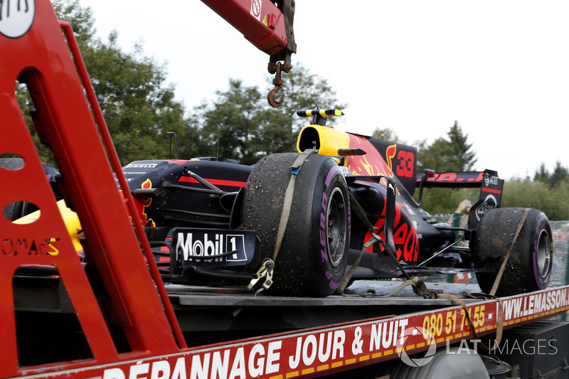 Red Bull Racing RB13 Макса Ферстаппена після сходу