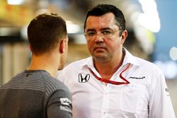 Eric Boullier, Racing Director, McLaren, Stoffel Vandoorne, McLaren
