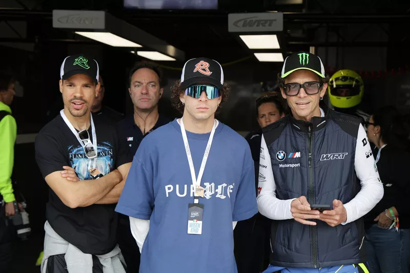#46 Team WRT BMW M4 LMGT3 : Valentino Rossi avec Marco Bezzecchi et Franco Morbidelli