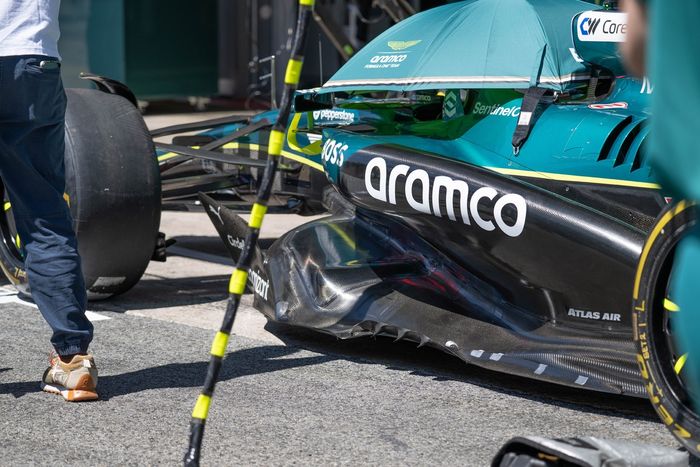 Aston Martin AMR25 technical detail