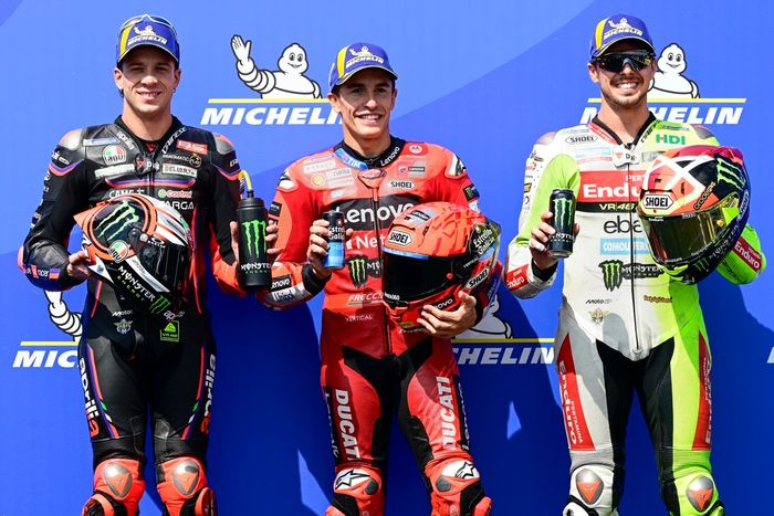 Фабио ди Джаннантонио, гоночная команда VR46, Марко Беццокки, Aprilia Racing, Марк Маркес, Ducati Team