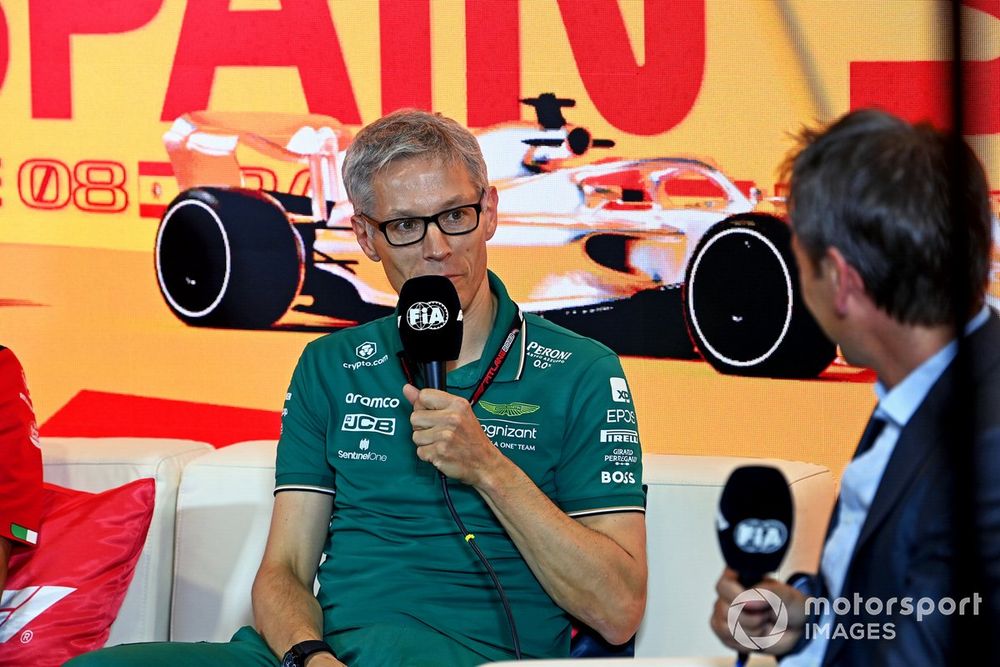 Mike Krack, Team Principal, Aston Martin F1 Team, in the team principals Press Conference