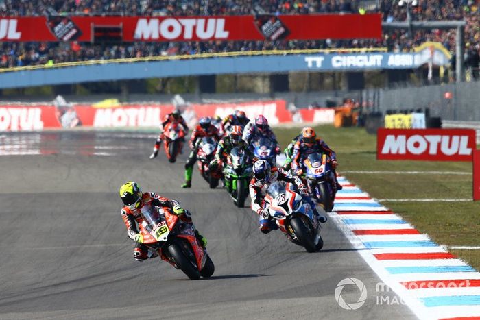 Alvaro Bautista, Aruba.it Racing-Ducati Team, Markus Reiterberger, BMW Motorrad WorldSBK Team
