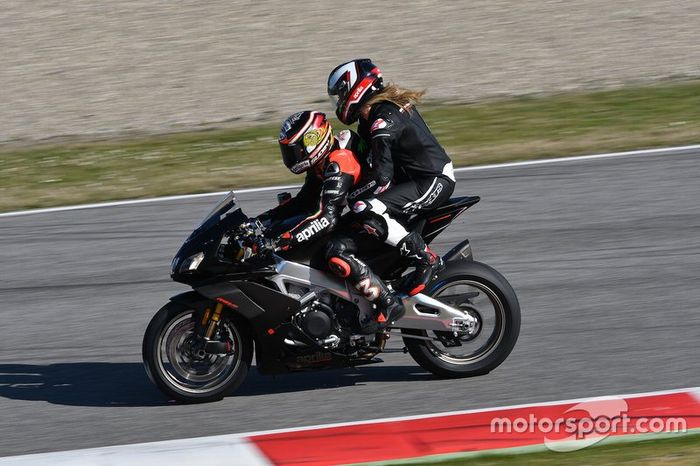 Max Biaggi y Vera Spadini