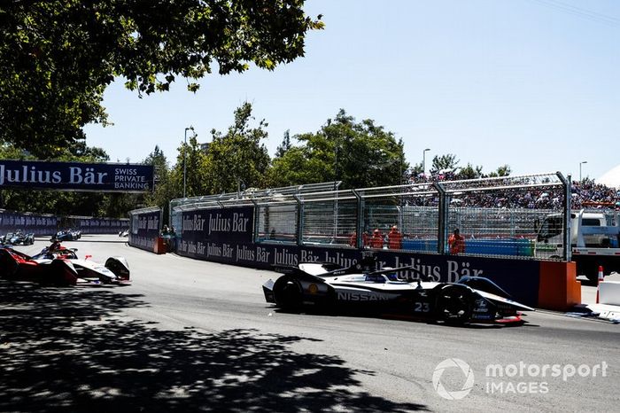 Sébastien Buemi, Nissan e.Dams, Nissan IMO1, Pascal Wehrlein, Mahindra Racing, M5 Electro 
