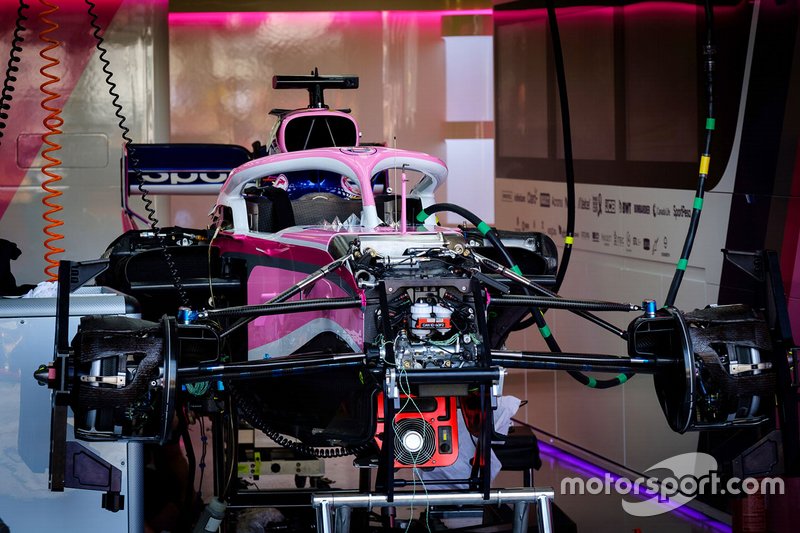 Racing Point RP19: ecco lo schema della sospensione anteriore